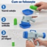 Pistol electric pentru baloane de săpun, 32 de orificii