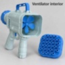 Pistol electric pentru baloane de săpun, 32 de orificii