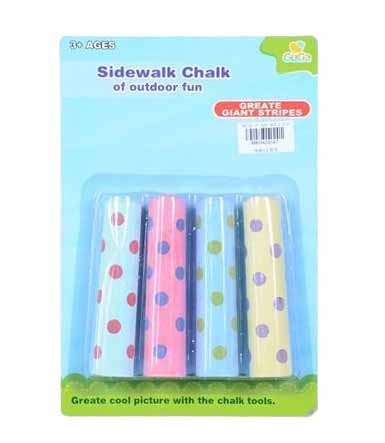 Creta Colorată Groasă pentru Asfalt 4buc. | image