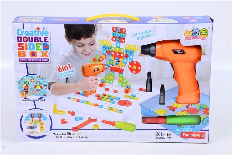 Atelierul de Construcție cu Bormașină Electrică, 261 piese  