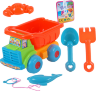 Camion cu 4 Accesorii de Nisip, 25cm