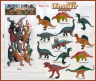 Мега Набор 12 Динозавров