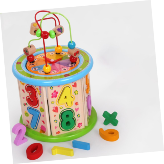 Cilindru interactiv educativ cu numere și forme