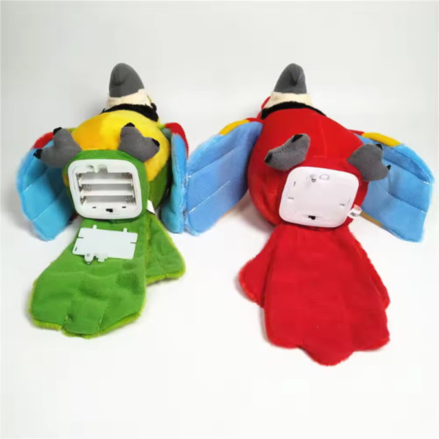 Papagal Interactiv de Pluș cu Funcție Vocală (culoare aleatorie)