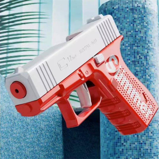 Pistol cu Apă Compact pentru Copii – Design Modern, 13 cm (culoare aleatorie)