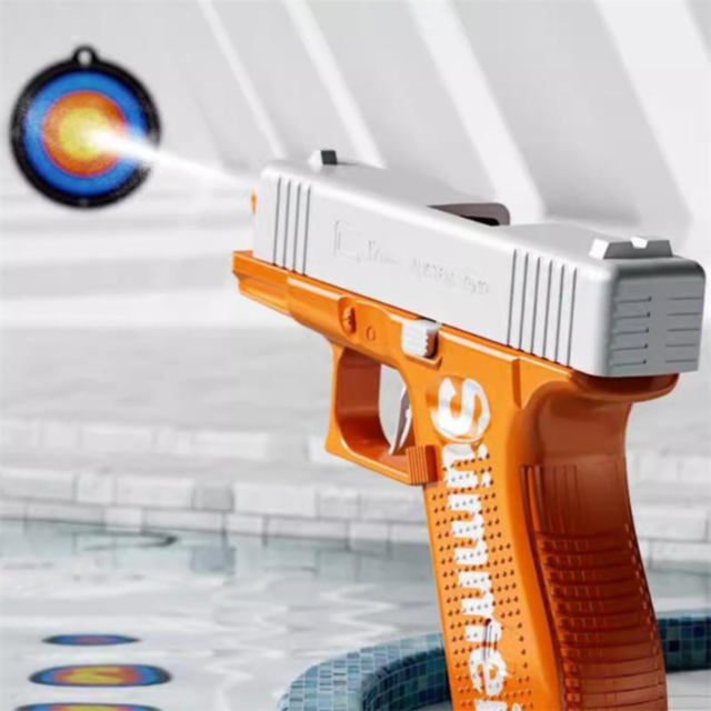 Pistol cu Apă Compact pentru Copii – Design Modern, 13 cm (culoare aleatorie)