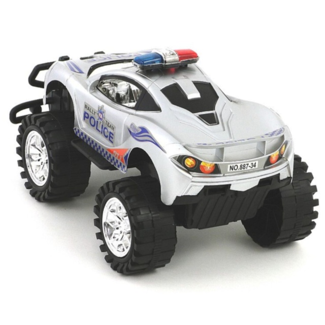 Mașină de poliție monster truck pentru copii (culoare aleatorie)