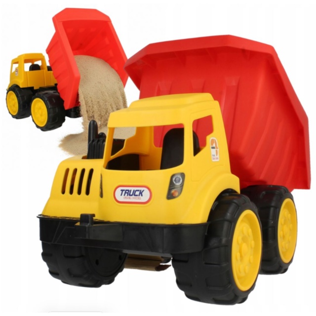 Camion basculant mare pentru copii cu cupă rabatabilă 