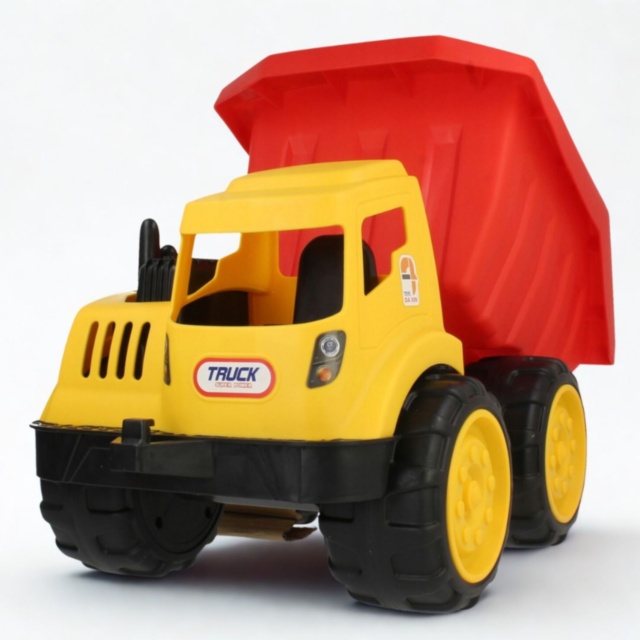 Camion basculant mare pentru copii cu cupă rabatabilă 