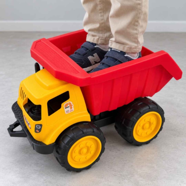 Camion basculant de jucărie cu benă rabatabilă, 34 cm