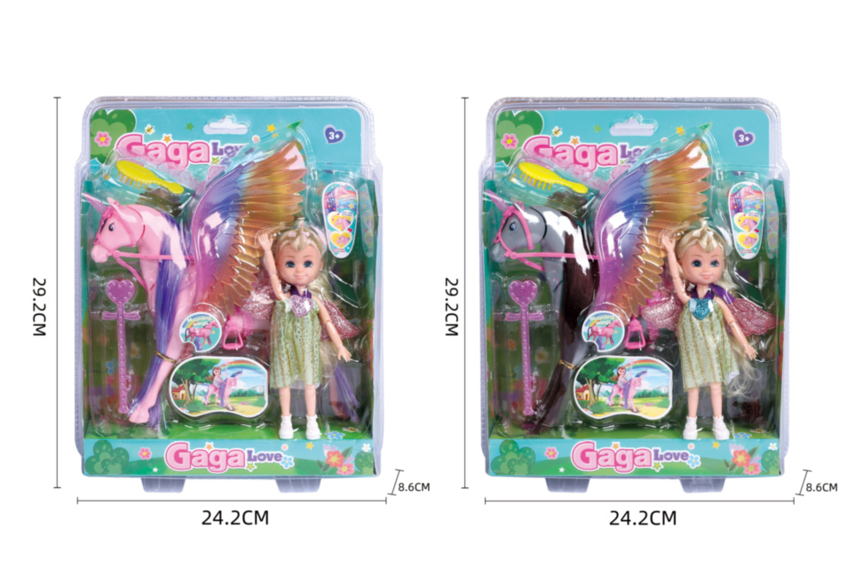 Păpușă cu Cal Înaripat