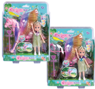 Păpușă cu Cal Înaripat | image