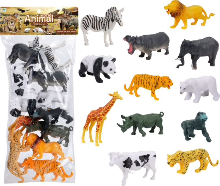 Mega Set 12 Animale din Junglă