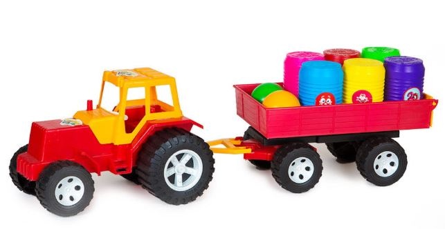 Tractor Încărcat cu Butoaie, 63cm  