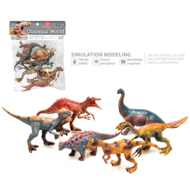 Set de dinozauri – Lumea Dinozaurilor (6 bucăți)