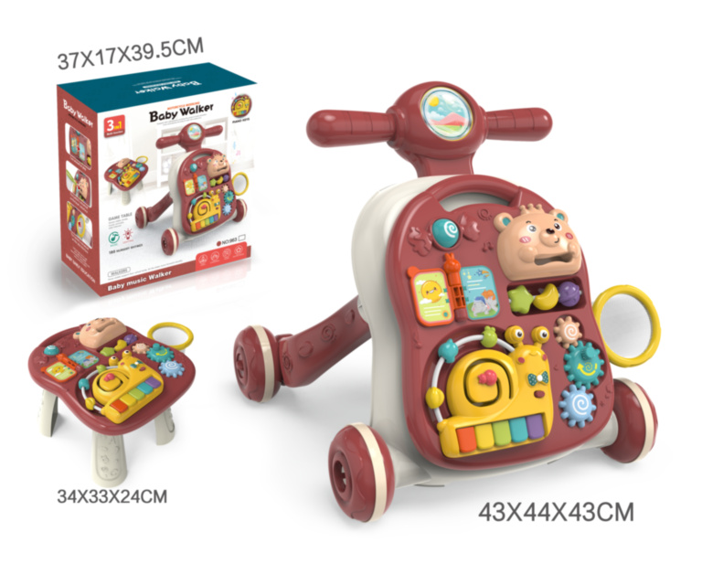 2in1 Antepremergător și Masuță cu Activități 