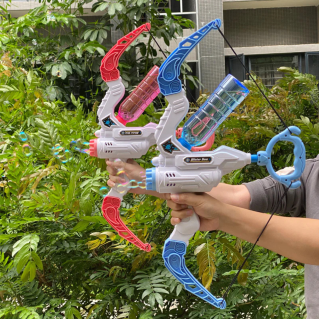 Arc cu Apă și Baloane de Săpun pentru Copii – 2 în 1, cu Lumină LED (culoare aleatorie)