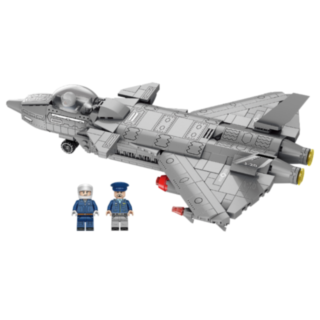 Avion Militar de Luptă „Air Force” cu 582 Piese 