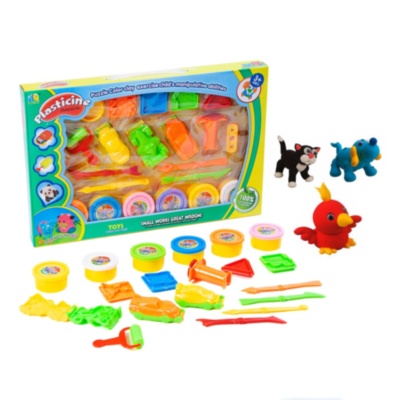 Set Plastilină cu 6 Culori și Forme de Modelat Mașinuțe | image