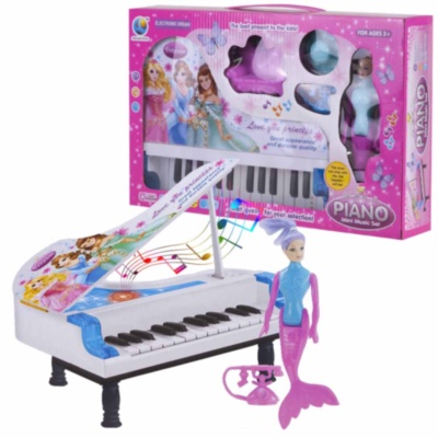 Pian Electric cu Sirenă, Canapea Mini, Telefon și Pălărie | image