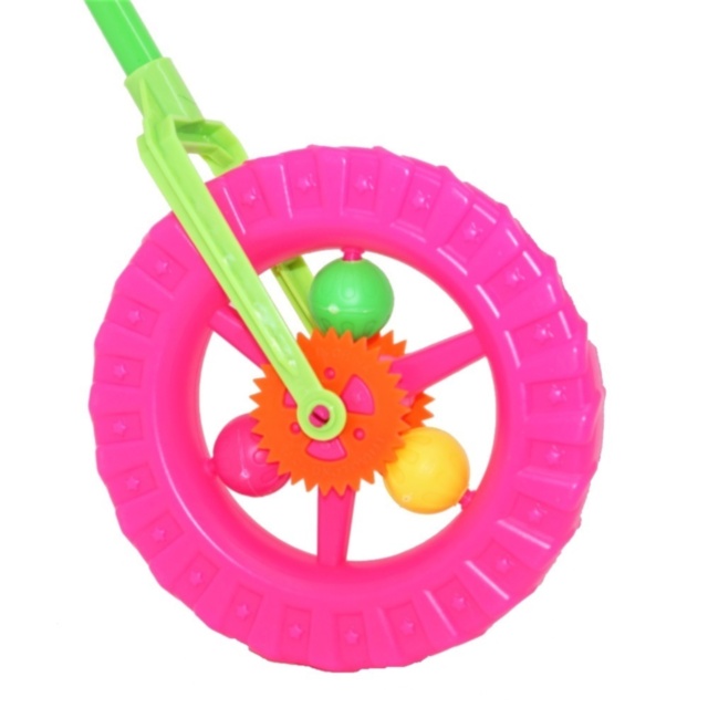 Roata pe Băț cu Sunete de Împins