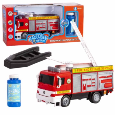 Mașina de Pompieri cu Bule de Săpun, sunete și lumini | image