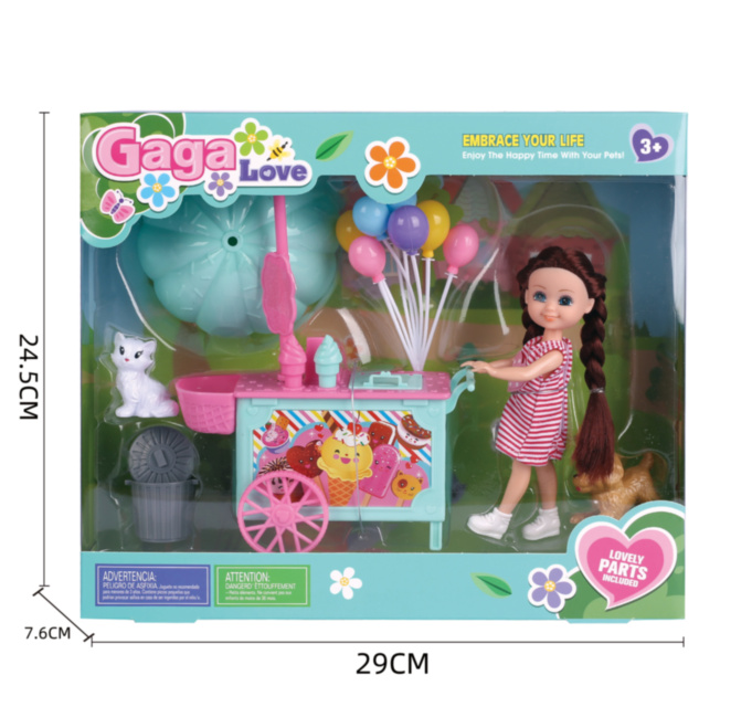 Păpușă Evi Love cu Tejghea de Înghețată