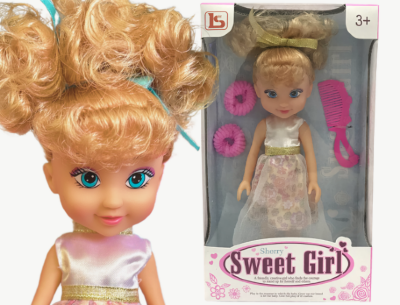 Păpușă Sweet Girl – Sherry cu accesorii de păr” | image