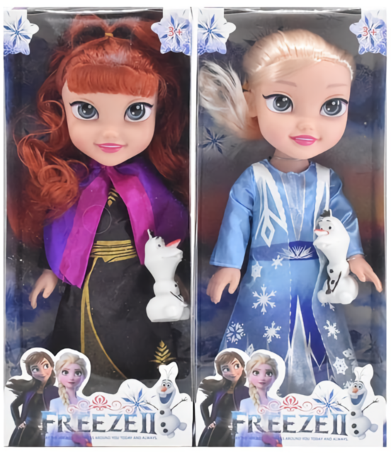 Păpușa Frozen Muzicală cu Olaf, 38cm