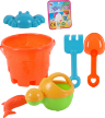 Găletușă cu 5 Accesorii de Nisip, 23cm