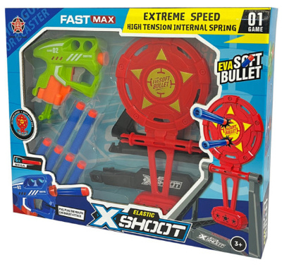 Blaster cu 6 Cartușe Moi și Țintă Mobilă  | image