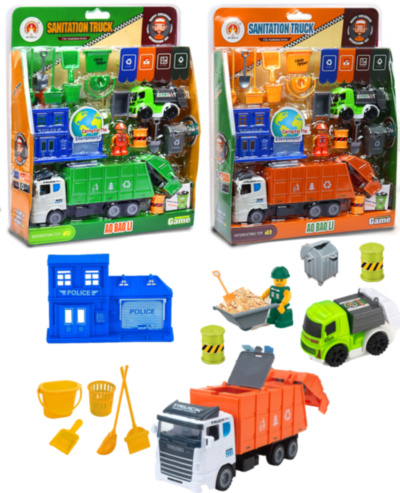 Set Salubrizare cu Camioane de Gunoi, Pubele și Accesorii | image