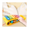 Xilofon Colorat cu Roți - Jucărie Muzicală Educativă pentru Bebeluși
