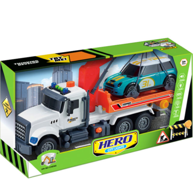 Camion de Remorcare cu Lumină și Sunet – Hero City Lights