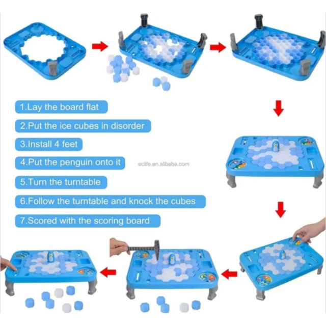 Joc Interactiv Icebreaking cu Pinguin – Distracție în Familie