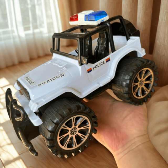 Mașină de Poliție Jeep Rubicon Off-Road pentru Copii