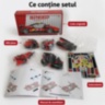 Mașină sport de construit cu inerție, 408 piese