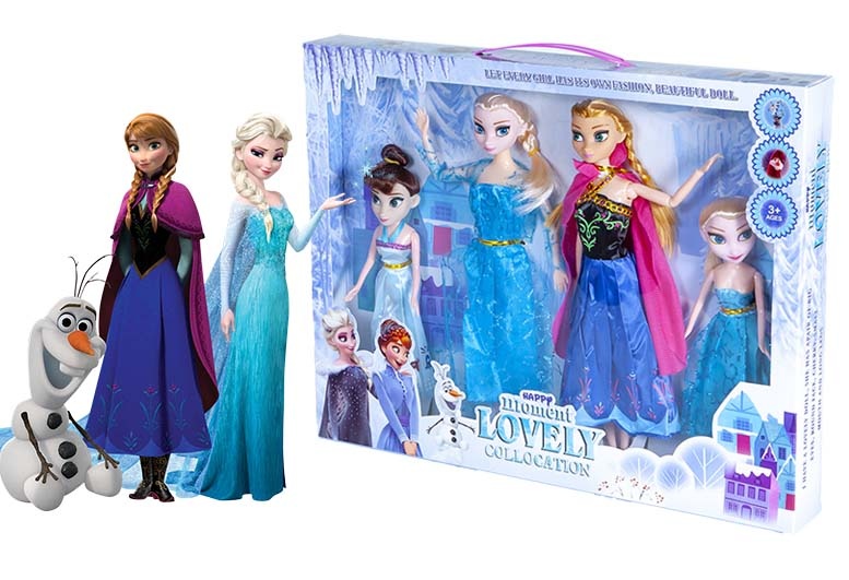 Set 4 Păpuși Frozen