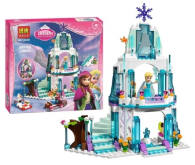 Castelul Strălucitor de Gheață al Elsei, set construcție 297 detalii | image