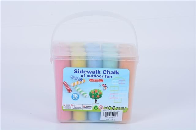 Creta Colorata Groasă pentru Asfalt 15buc.