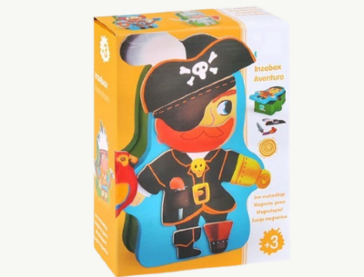 Set Magnetic Aventuri cu Pirat, Indian, Cavaler și Viking | image