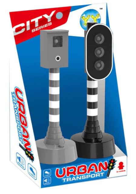 Semafor și Radar cu Sunete și Lumini Reale