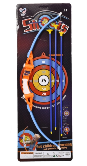 Arc cu 3 Săgeți și Țintă, 76cm 