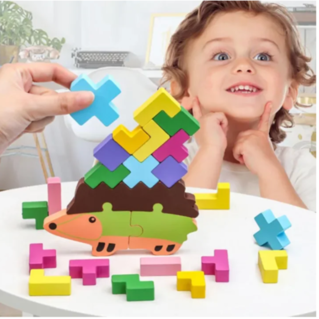 Ariciul Colorat pentru Stivuire și Echilibrare