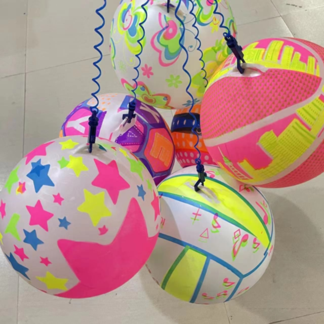 1buc. Minge Elastică cu Coardă – Jucărie Interactivă pentru Copii (culoare aleatorie)