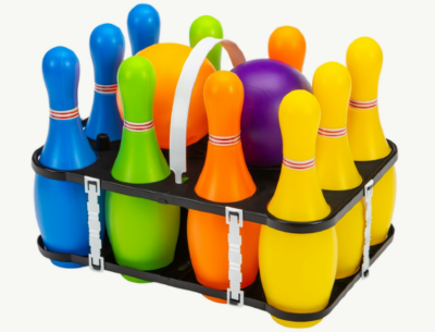 Set de Bowling pentru Copii cu 10 Popice și 2 Mingi - Distracție în Familie | image