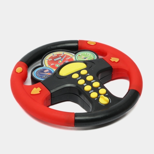 Volan Interactiv cu Sunete și Lumină pentru Copii, 22 cm, (culoare aleatorie)