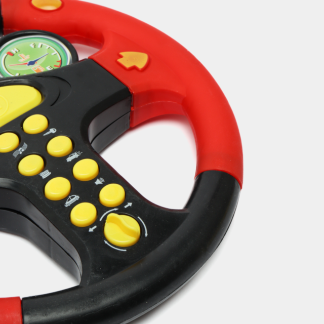 Volan Interactiv cu Sunete și Lumină pentru Copii, 22 cm, (culoare aleatorie)