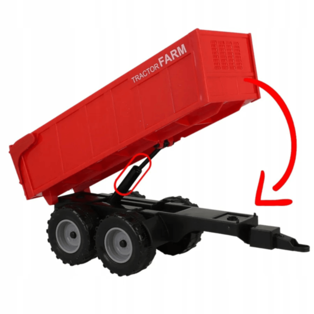 Tractor Fermă cu Remorcă Mare (culoare aleatorie)