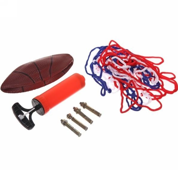 Inel de Baschet din Oțel, cu Minge și Plasă, 32cm